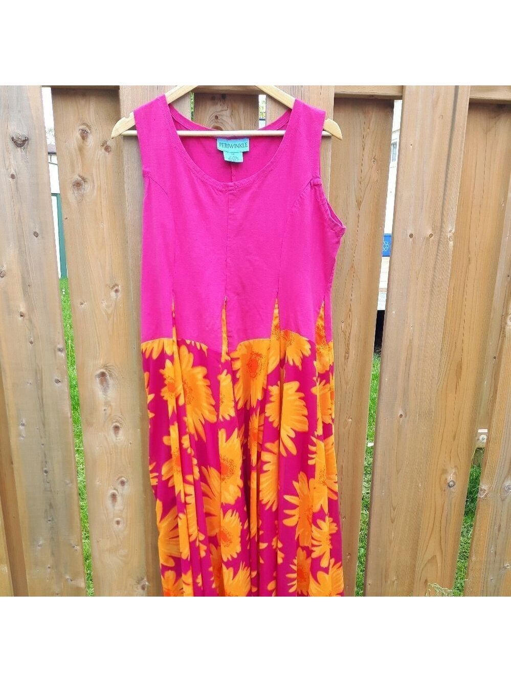 Beautiful Vintage Sundress Periwinkle XXL